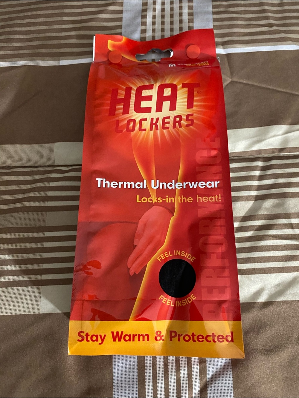 Heat Lockers Thermal Underwear Long Sleeve Shirt Black Size Medium Women’s NWT